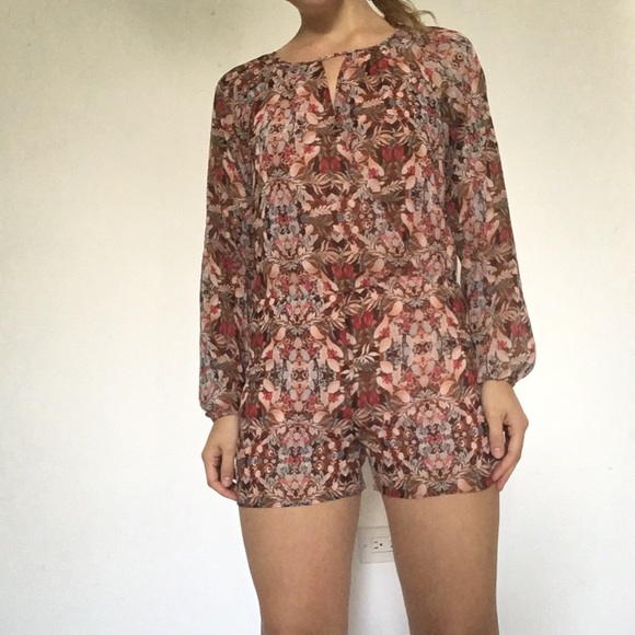 BCBG Floral Romper - Picture 3 of 8
